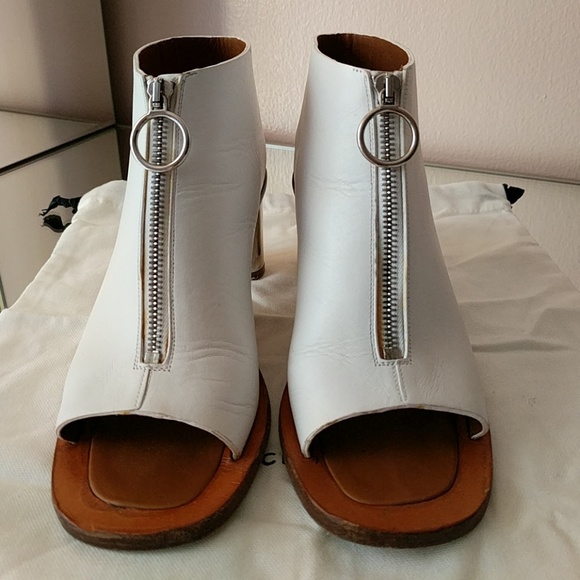 Céline Bam Bam Zipped Open-toe Booties - Picture 5 of 7